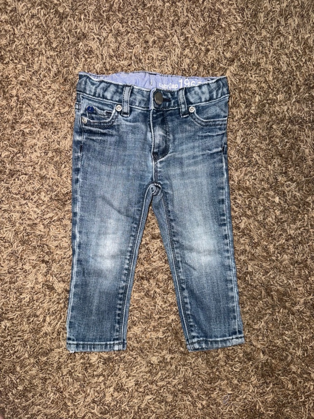 GAP faded blue kids denim jeans